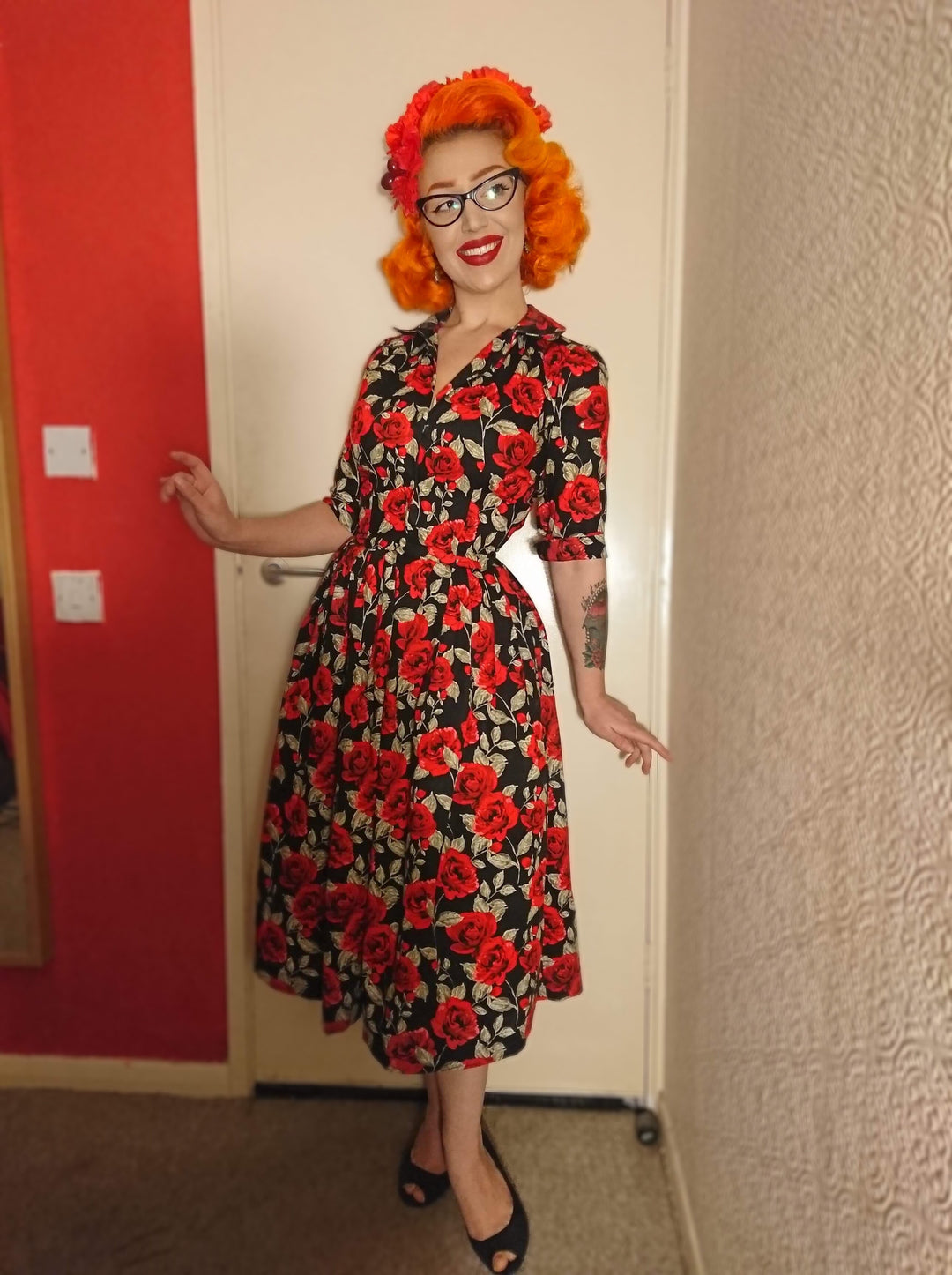 MTO - Robe Trudie en Noir "Si Senorita"
