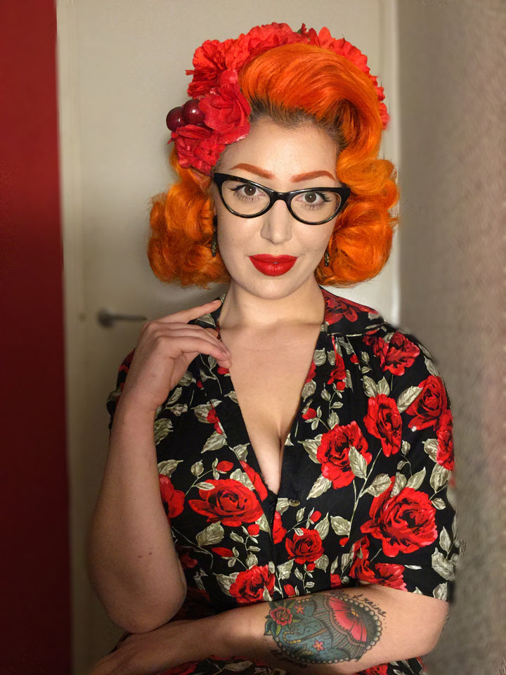 MTO - Robe Trudie en Noir "Si Senorita"