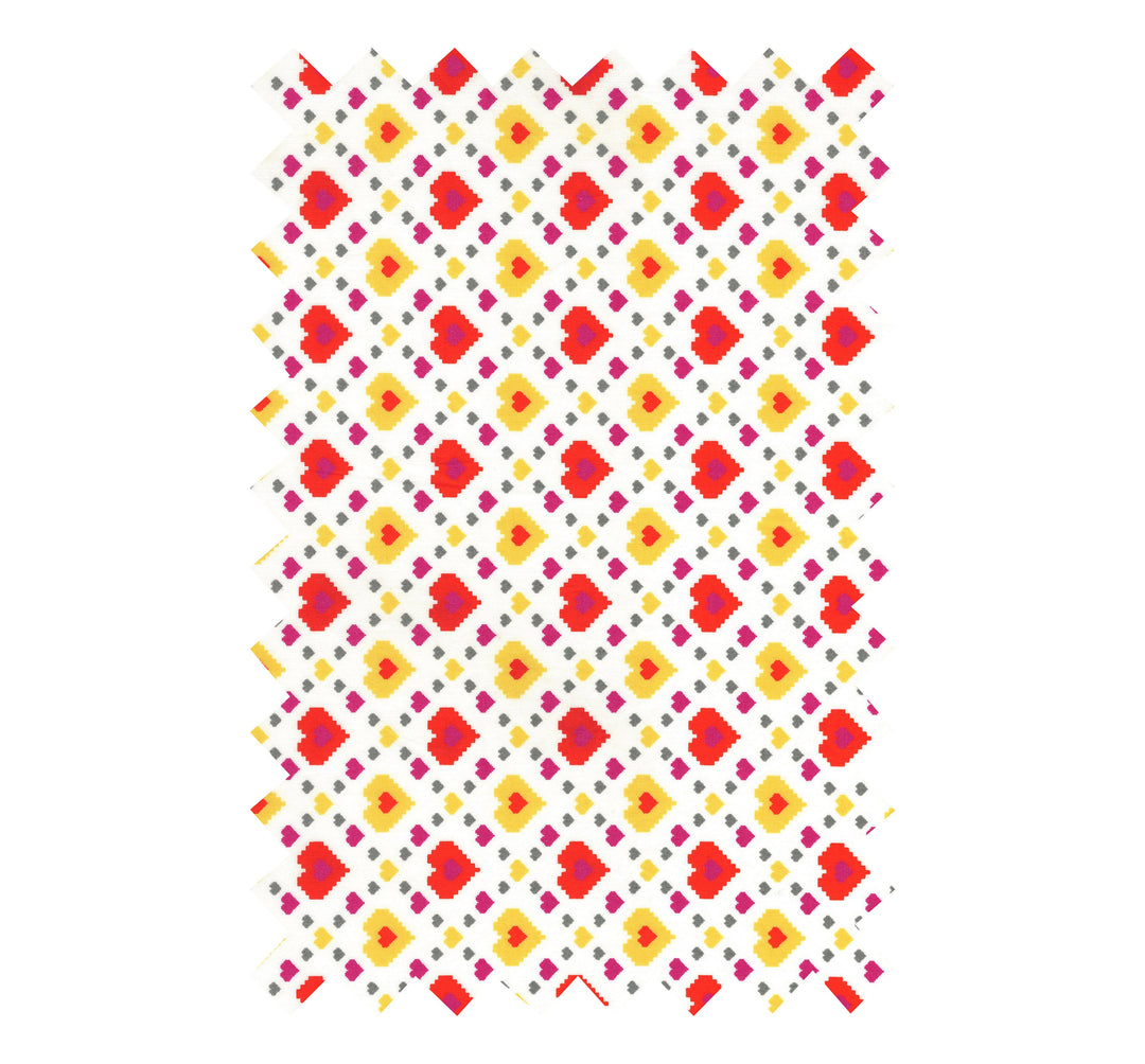 Fabric "Party Hearty" Heart Print - By the Yard