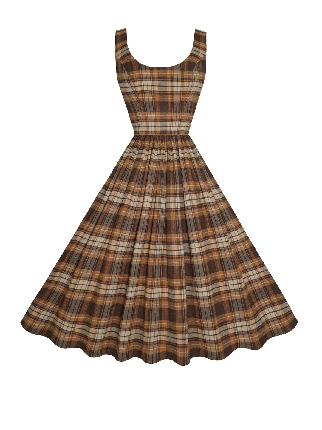 RTS - Size S - Emily Dress "Chalet Plaid"