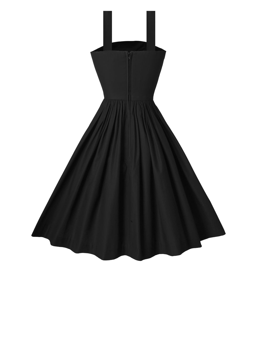 RTS - Size S - Lana Dress in Raven Black Cotton