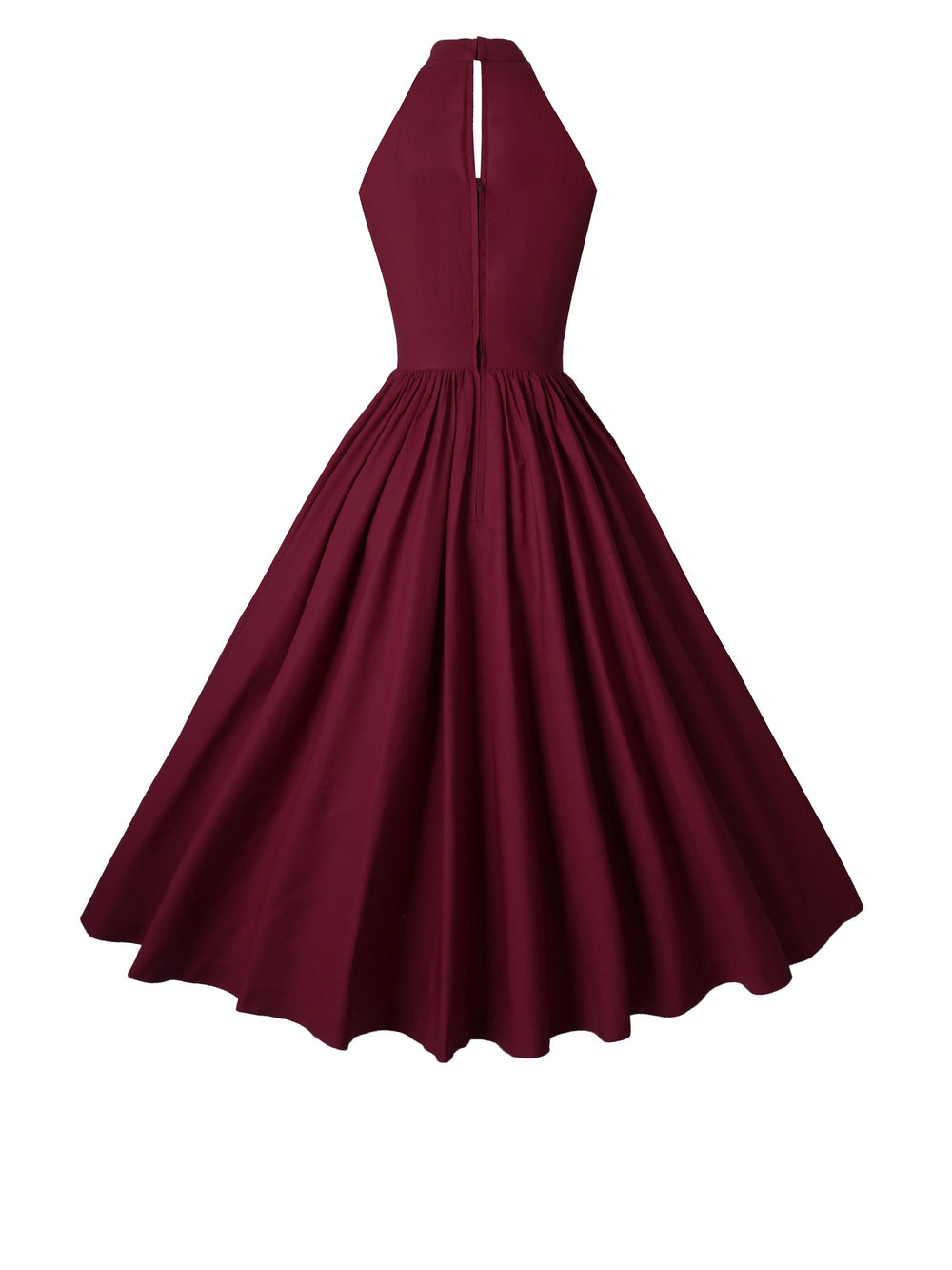 RTS - Size S - Rita Dress in Burgundy Cotton
