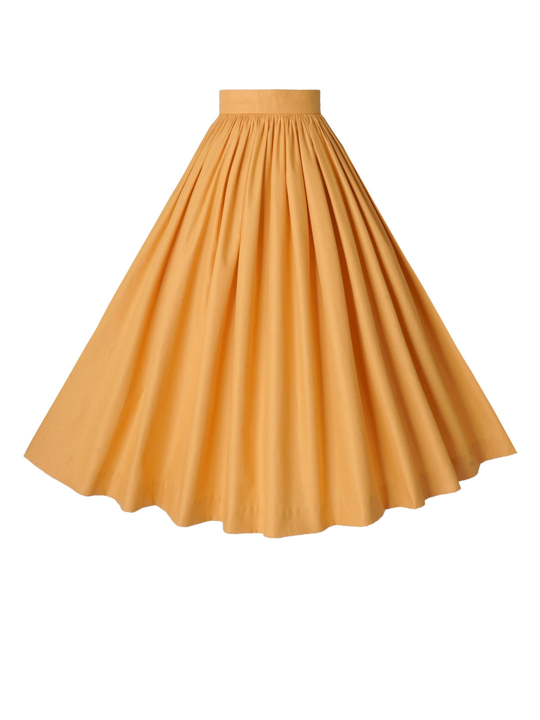 RTS - SIZE S - Lola Skirt in Mustard Yellow Cotton
