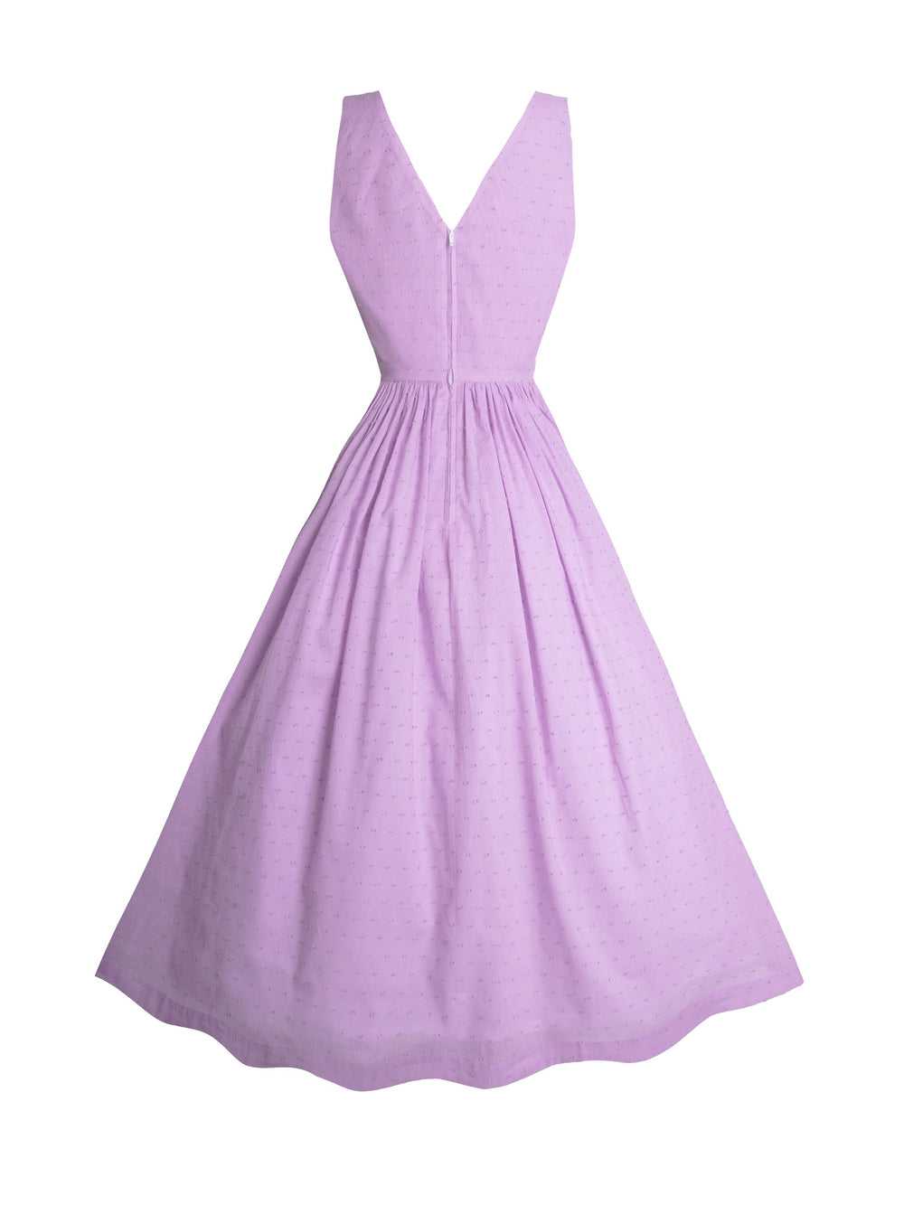 MTO - Diana Dress in Lavender "Dotted Swiss"