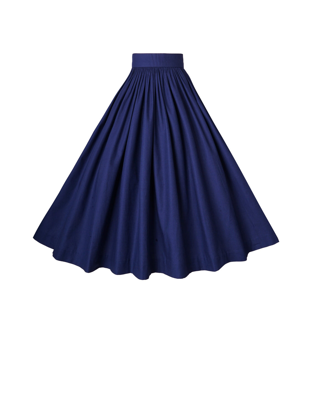 RTS - Size S - Lola Skirt in Navy Blue Cotton