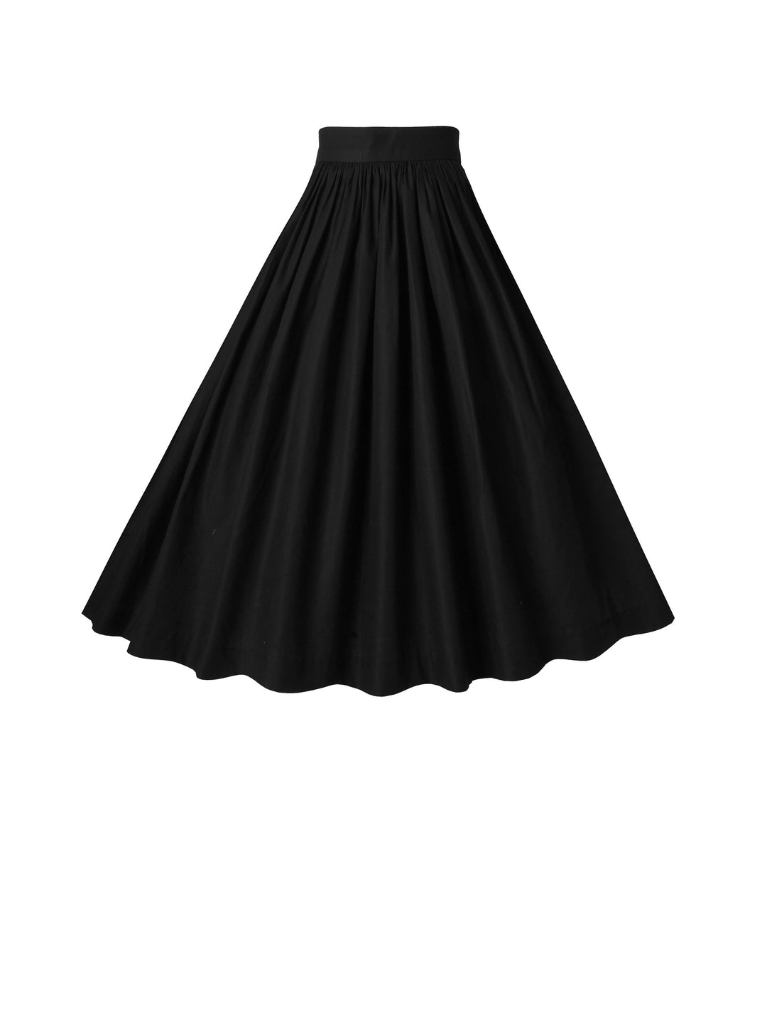 RTS - Size S - Lola Skirt in Raven Black Cotton