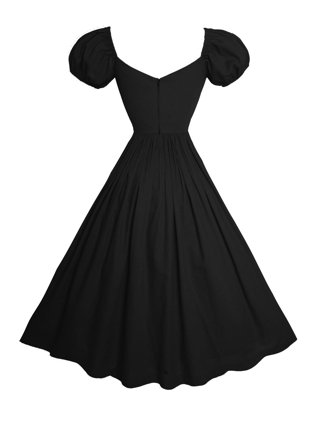 MTO - Dottie Dress in Midnight Black LINEN