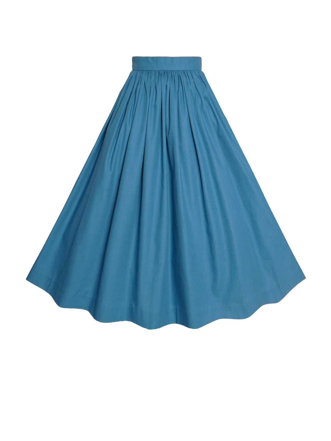 RTS - Size S - Lola Skirt in Air Force Blue Cotton