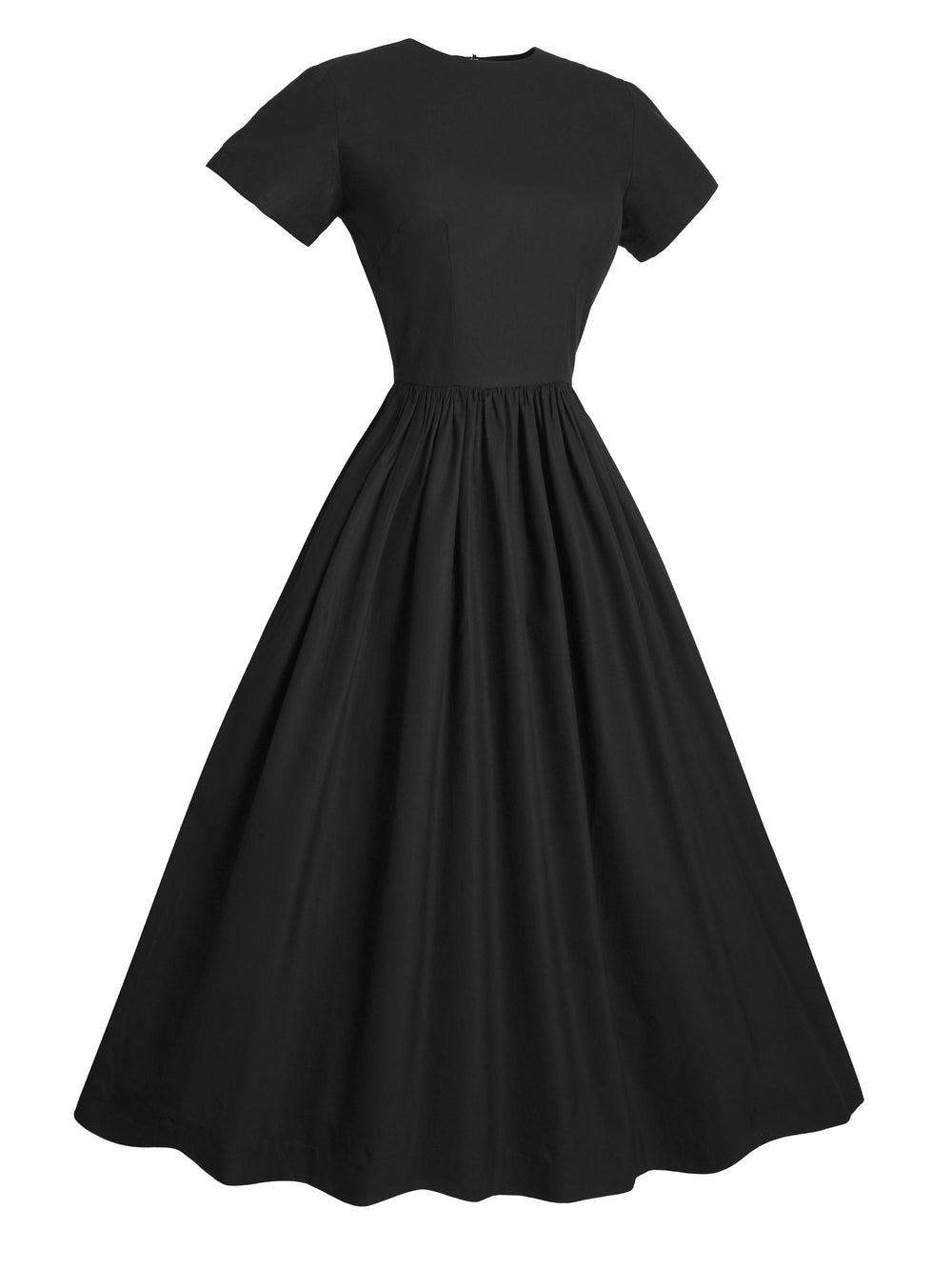 RTS - Size S - Dorothy Dress in Raven Black Cotton