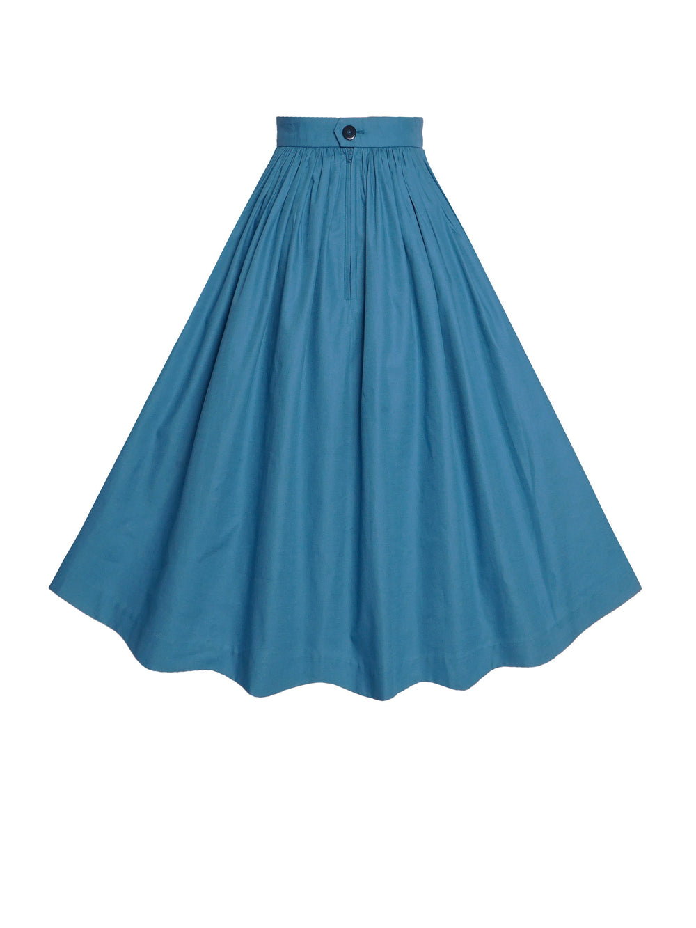 RTS - Size S - Lola Skirt in Air Force Blue Cotton