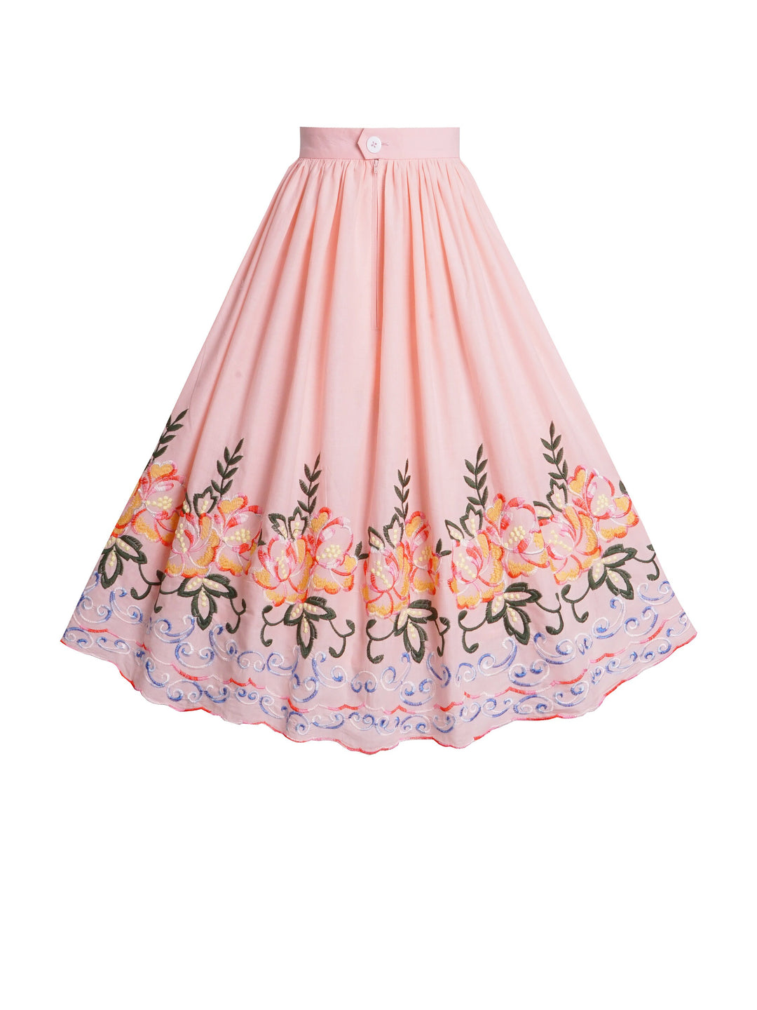 RTS - Size S - Lola Skirt Pink "Garden of your Dreams"