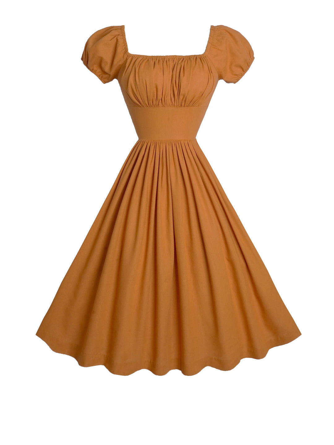 MTO - Loretta Dress in Cinnamon Brown Linen