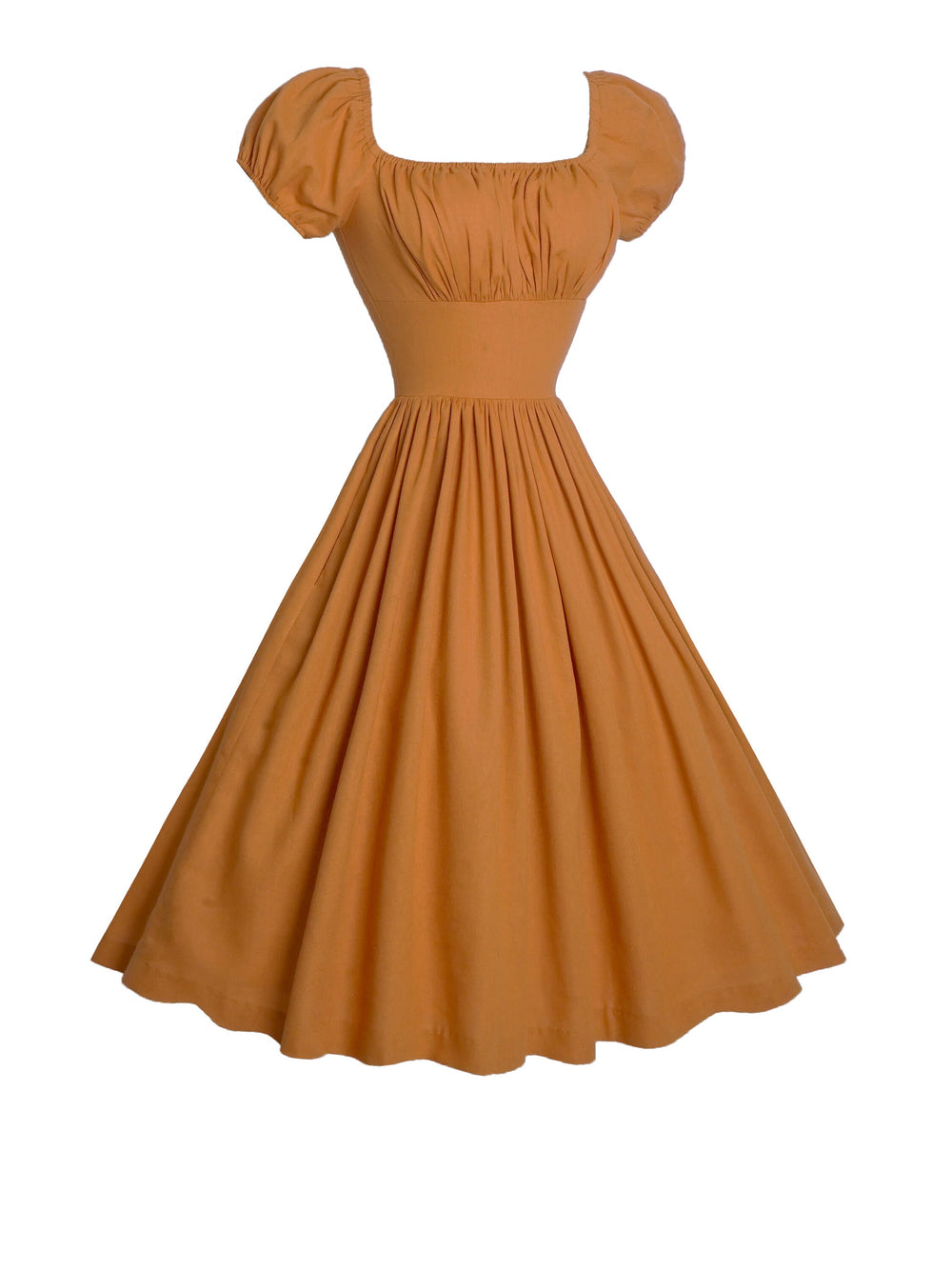 MTO - Loretta Dress in Cinnamon Brown Linen
