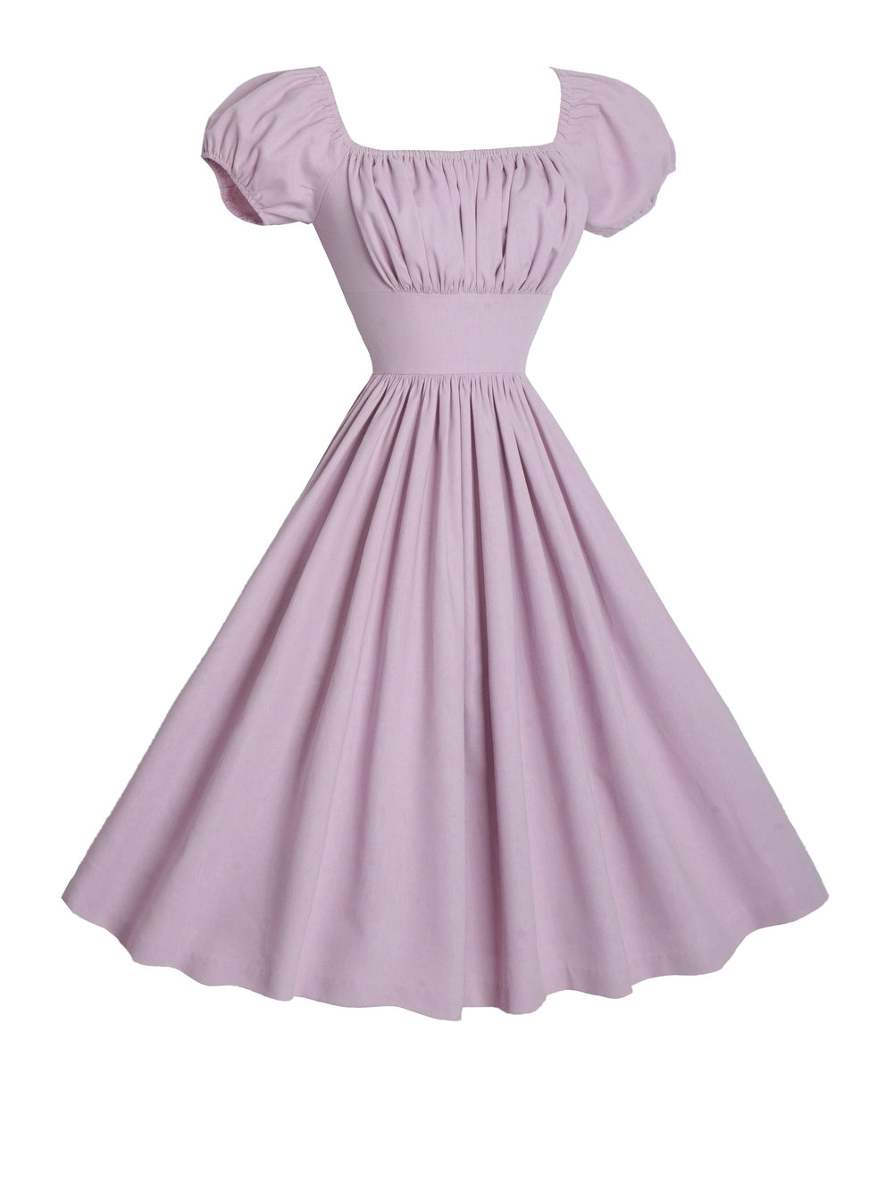 MTO - Loretta Dress in Lilac Purple Linen