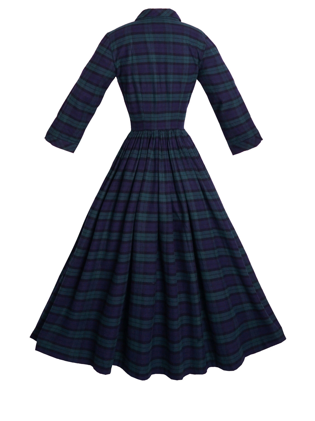 RTS - Size M - Marlene Dress Green "You Plaid me at Hello"