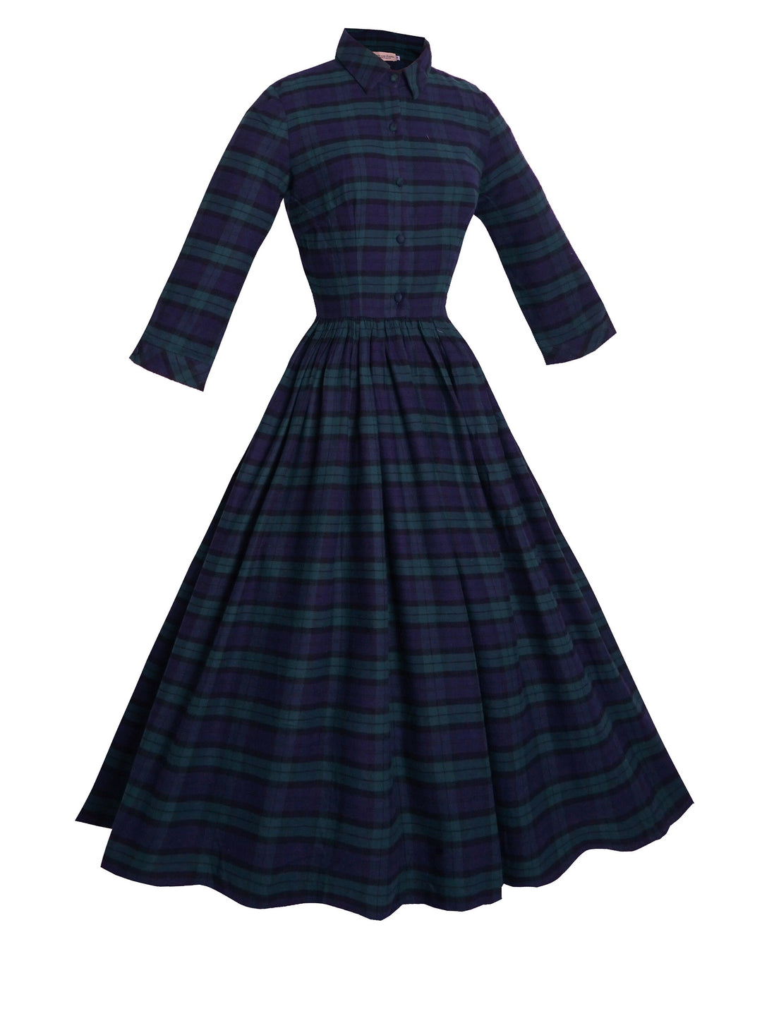 RTS - Size M - Marlene Dress Green "You Plaid me at Hello"