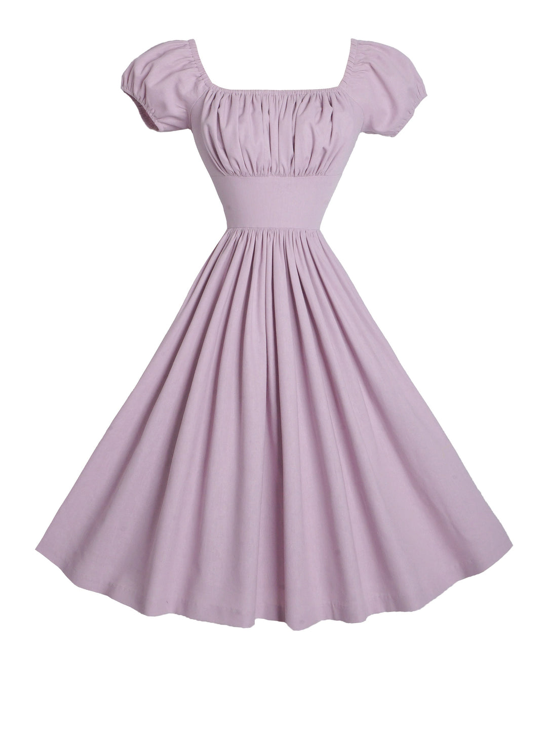 MTO - Loretta Dress in Lilac Purple Linen