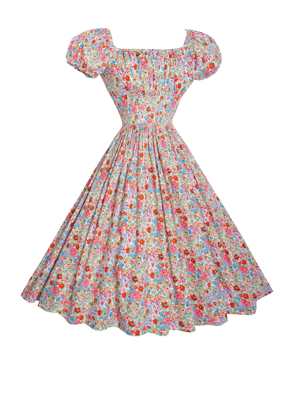 RTS - Size S - Loretta Dress "Kaleidoscope Floral"