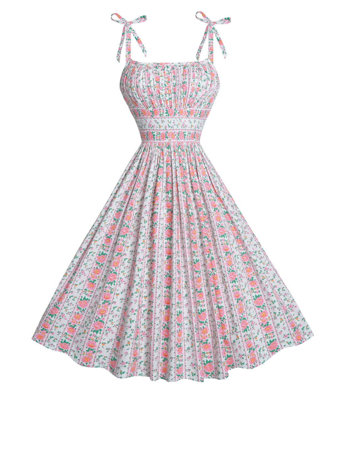 MTO - Kelly Dress Pink "Country Cottage Floral"