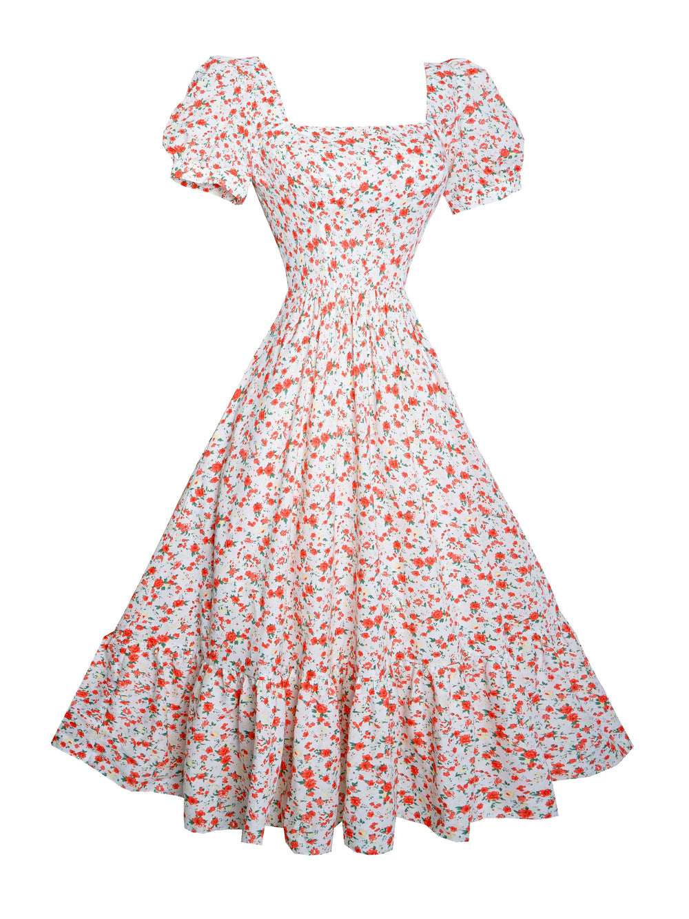 RTS - Size S - Isadora Dress "Orange Blossom Special"