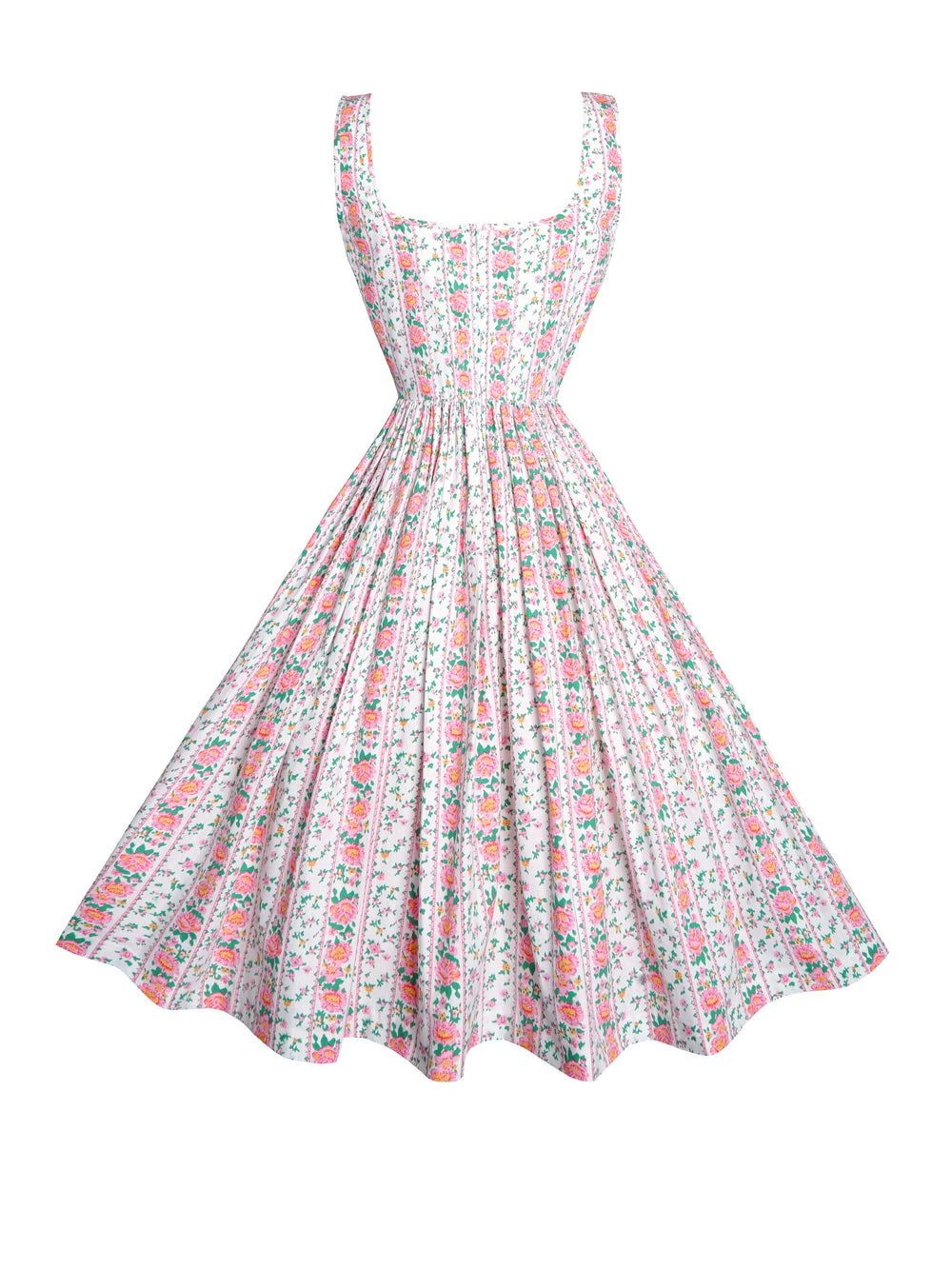 MTO - Michelle Dress Pink "Country Cottage Floral"