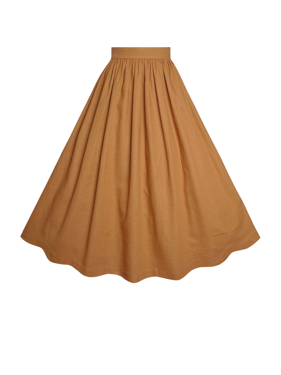 MTO - Lola Skirt in Caramel Linen