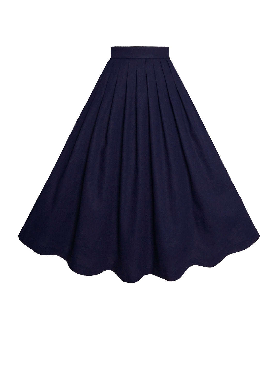 MTO - Ruby Skirt in Indigo Blue Linen