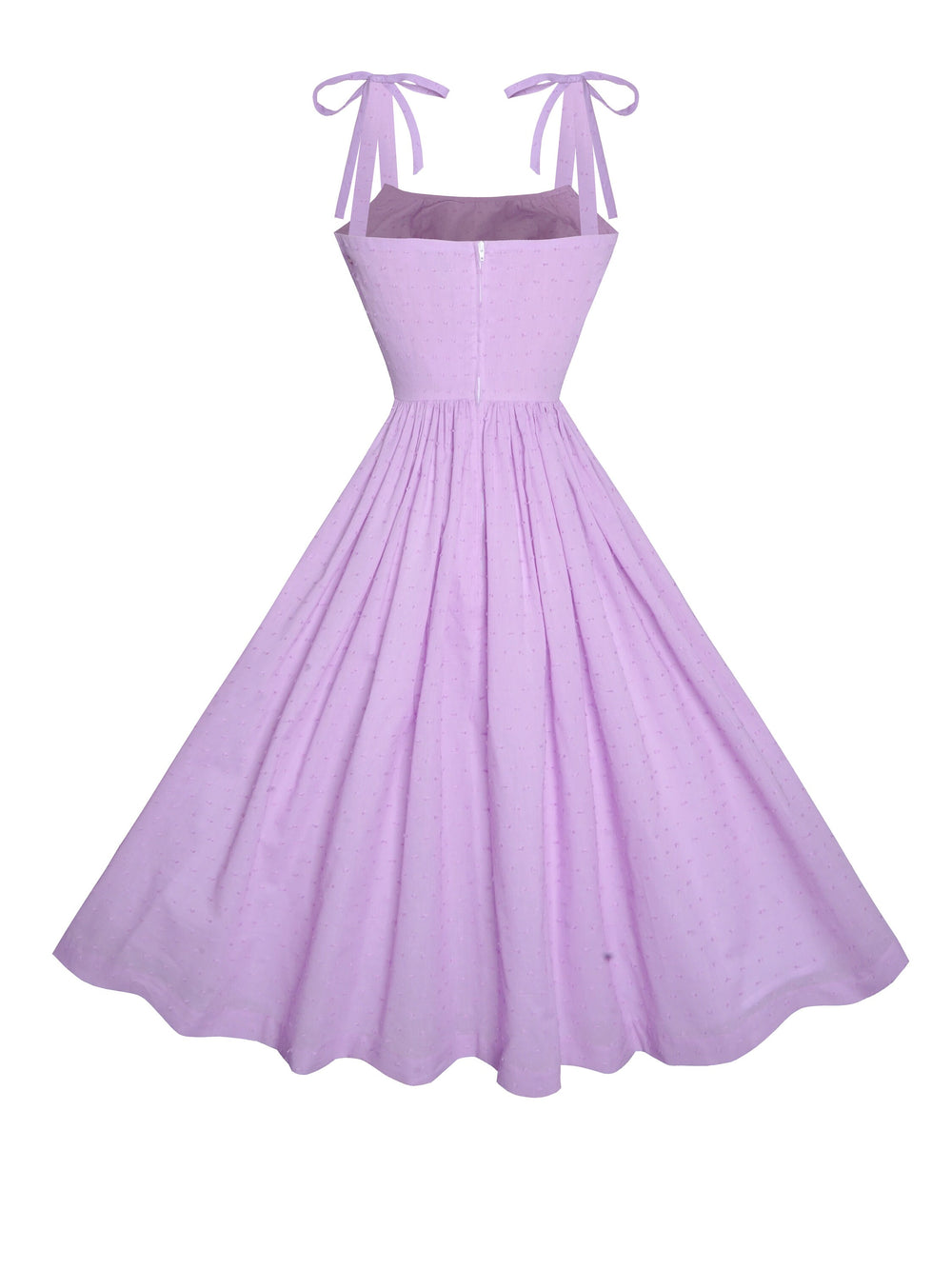 MTO - Kelly Dress Lavender "Dotted Swiss"