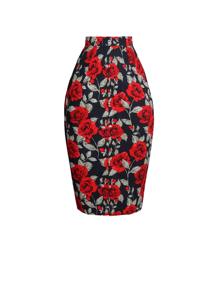 RTS - Size S - Denham Skirt Black "Si Senorita"