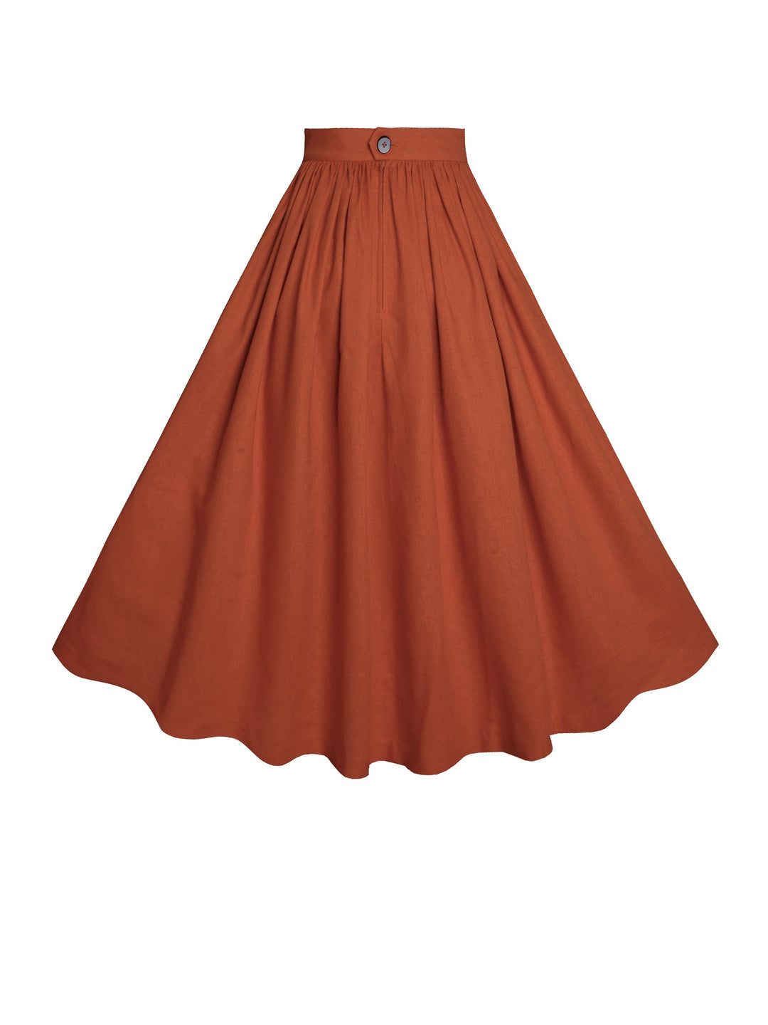 MTO - Lola Skirt in Redwood Linen