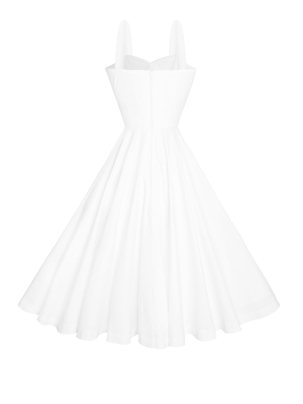 RTS - Size S - Catalina Dress in White Cotton