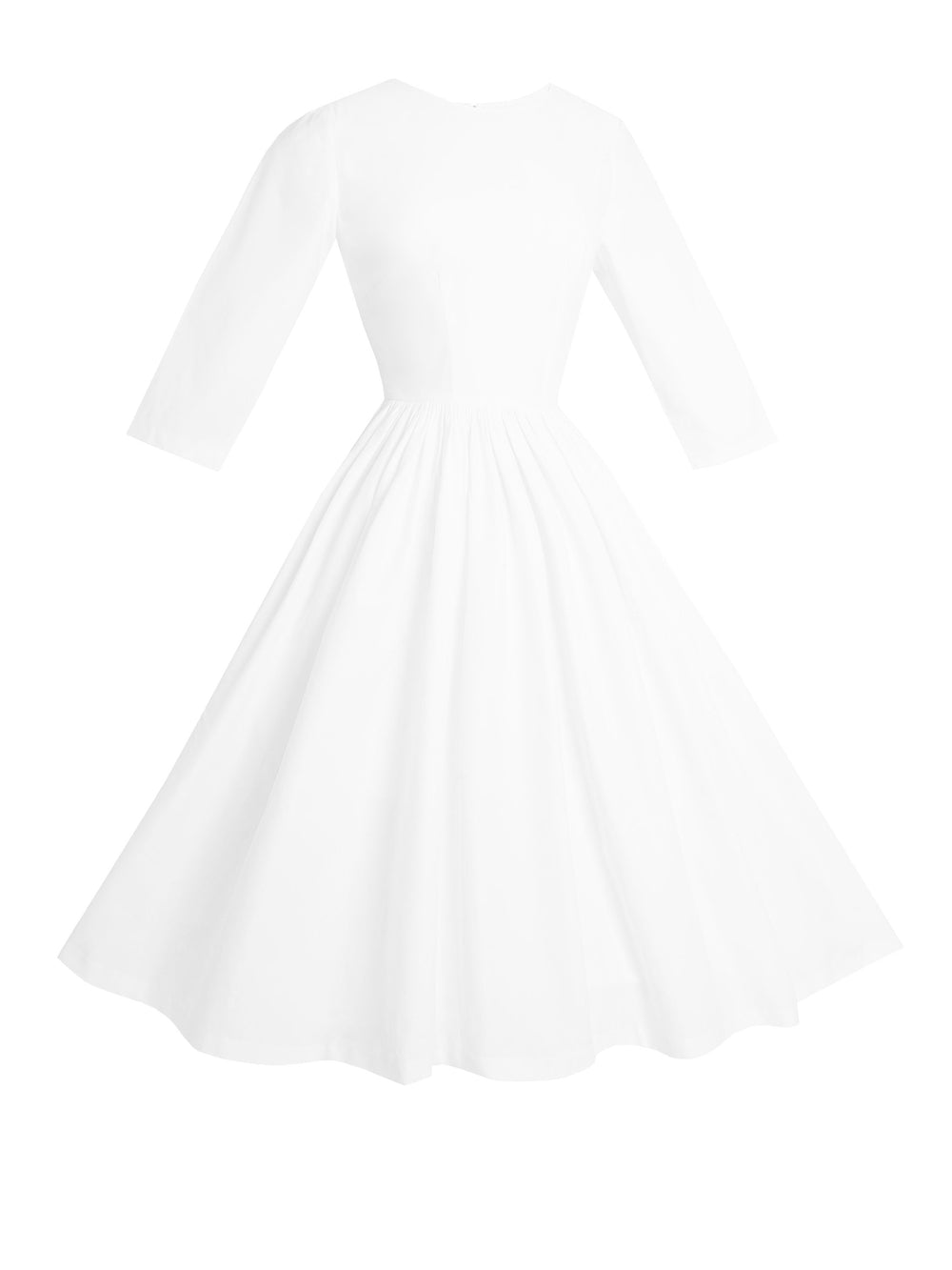 RTS - Size S - Marianne Dress in White Cotton