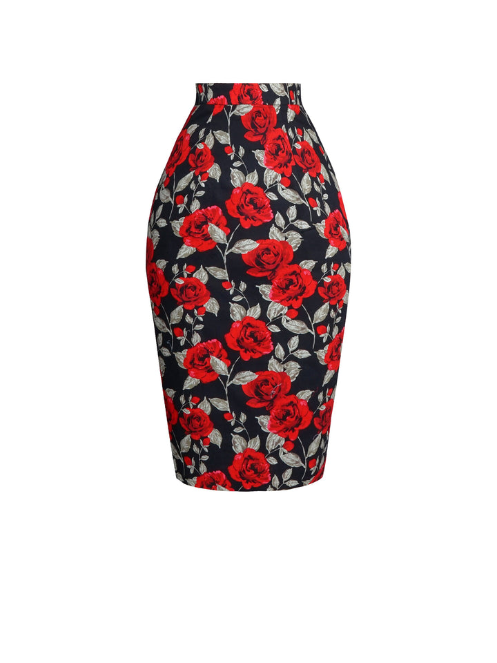 RTS - Size S - Denham Skirt Black "Si Senorita"