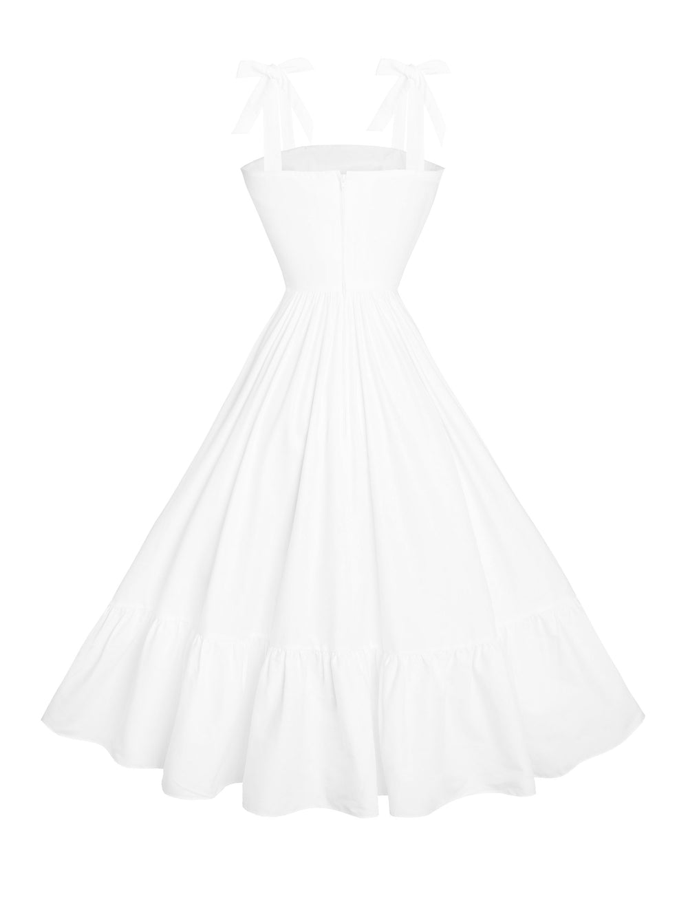 RTS - Size S - Chelsea Dress in White Cotton