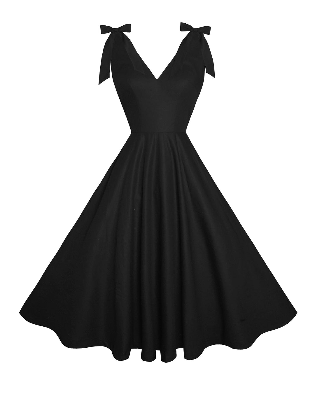 RTS - Size S - Daisy Dress in Raven Black Cotton