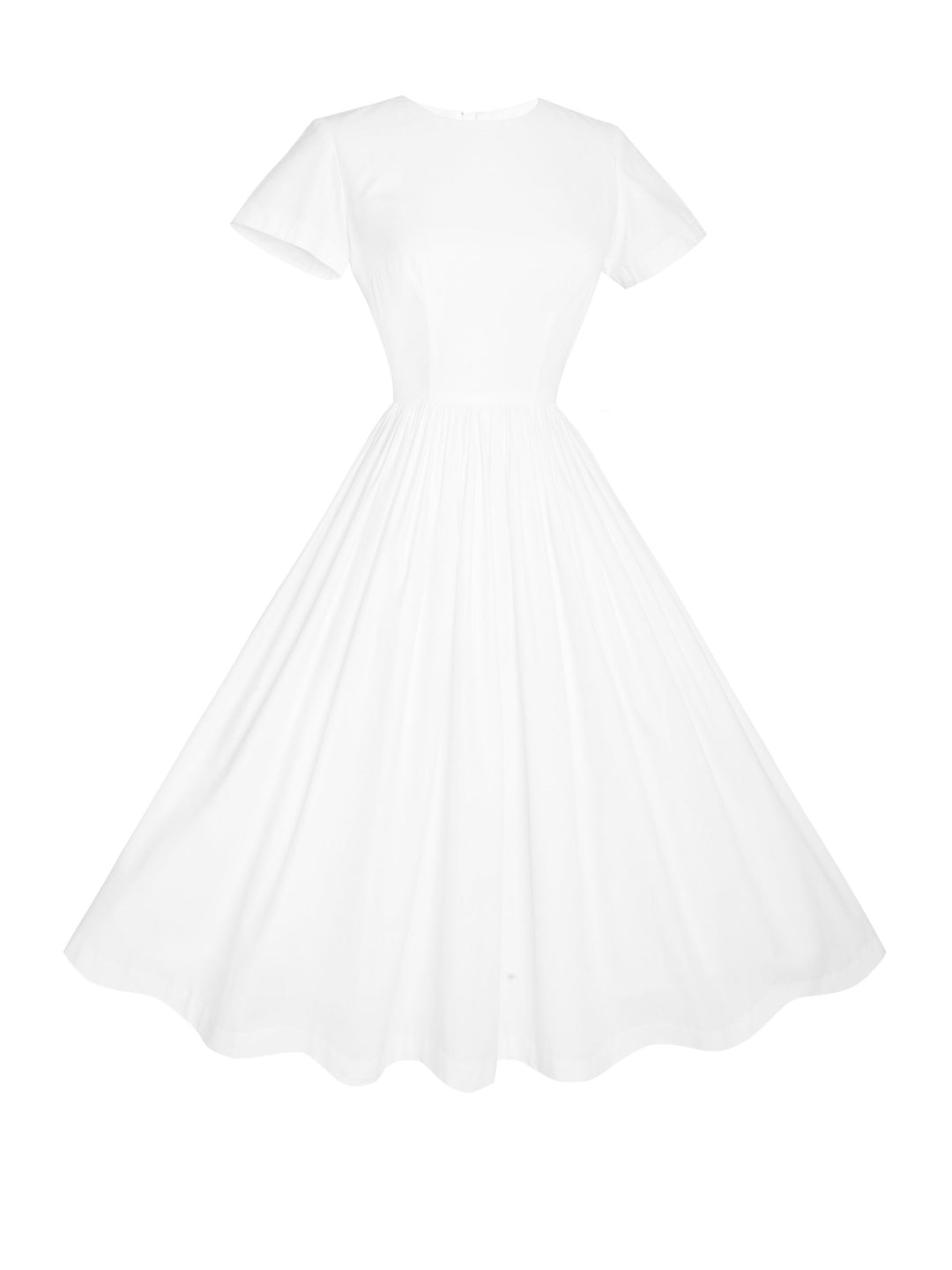 RTS - Size S - Dorothy Dress in White Cotton