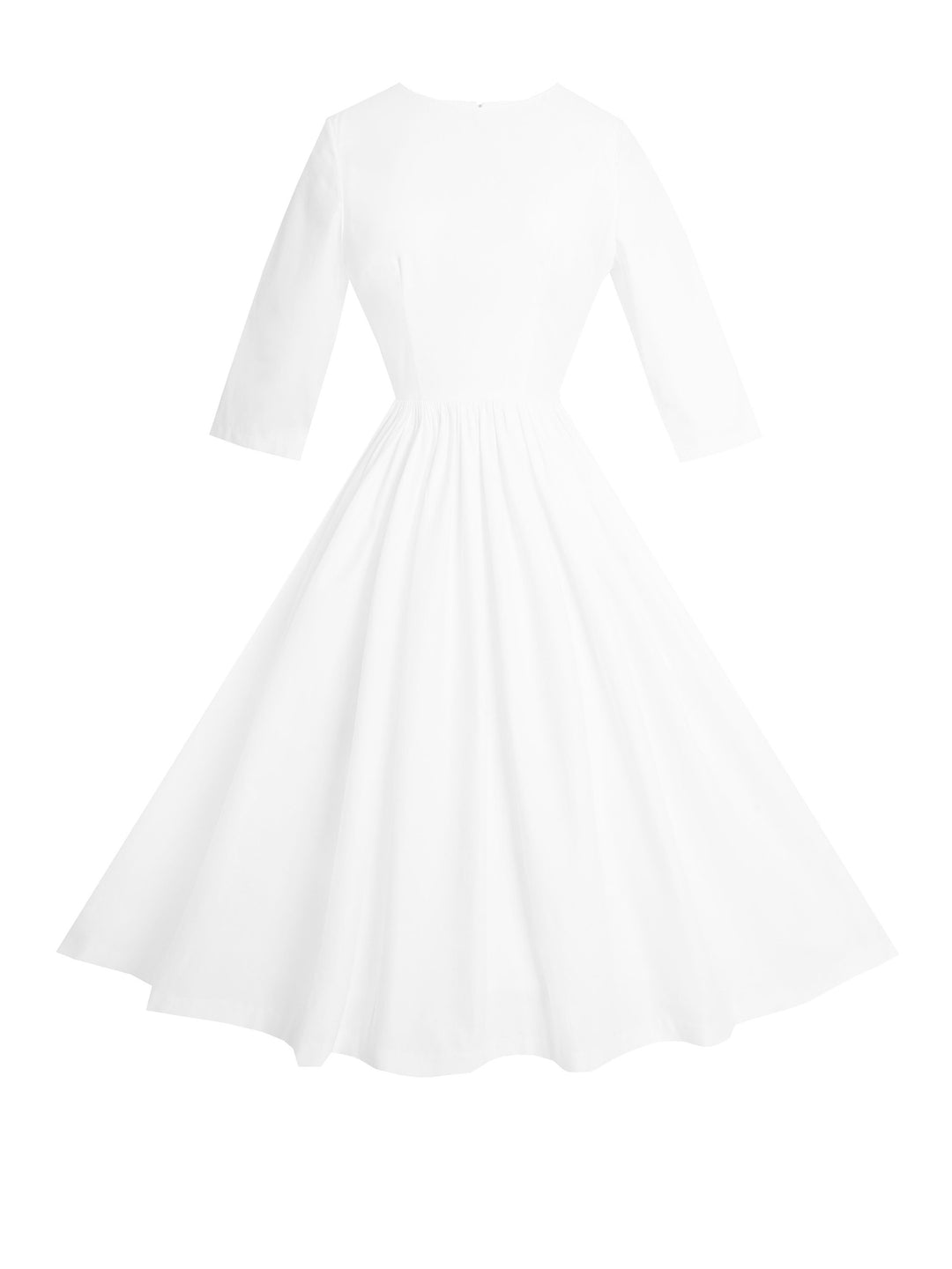 RTS - Size S - Marianne Dress in White Cotton