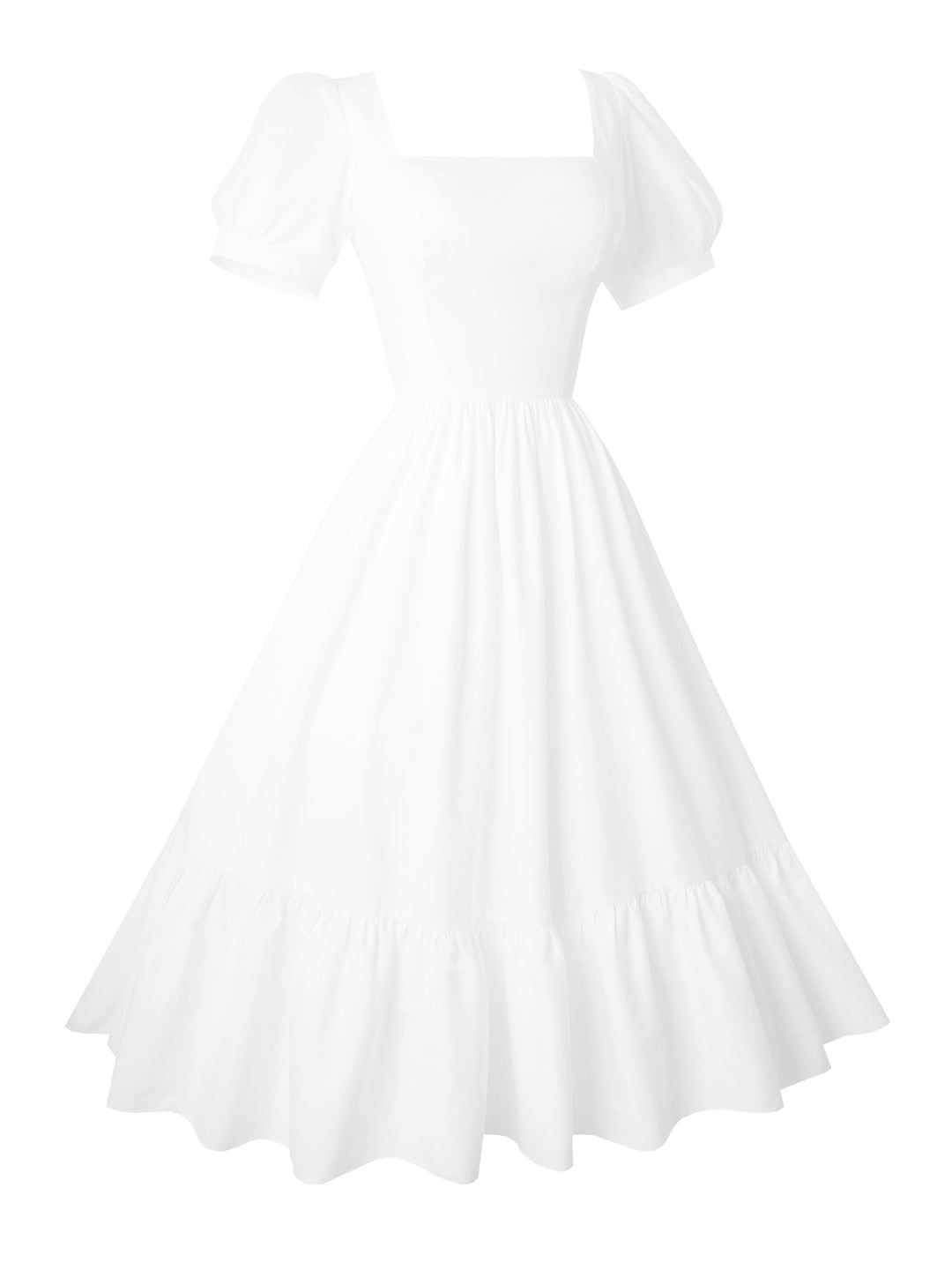 RTS - Size S - Isadora Dress in White Cotton