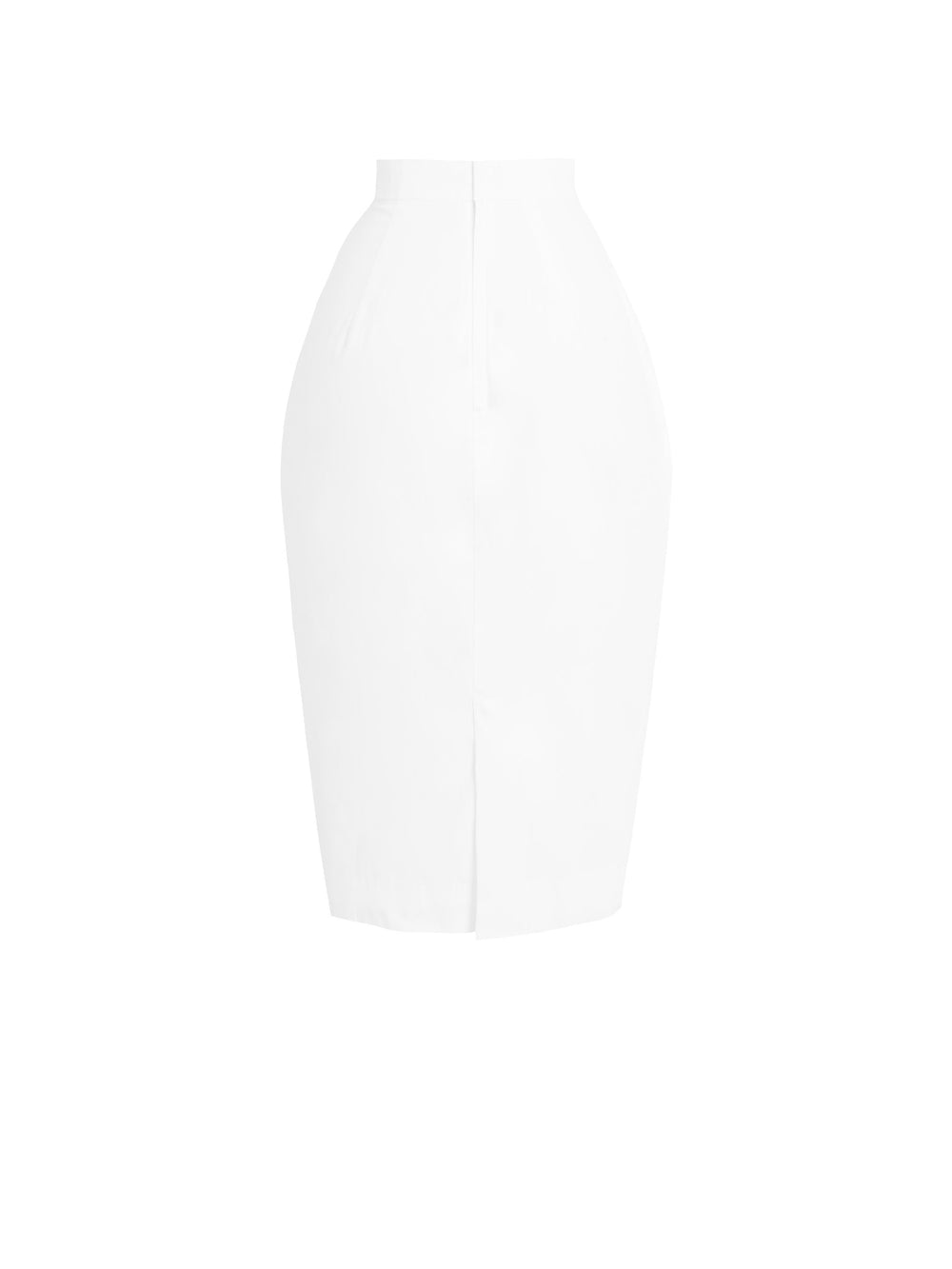 RTS - Size S - Denham Skirt in White Cotton