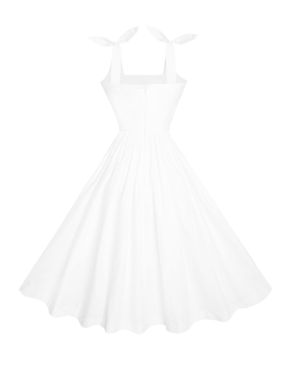 RTS - Size S - Gilda Dress in White Cotton