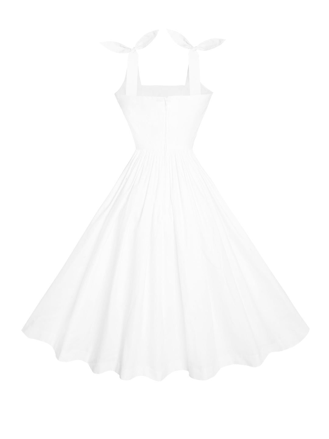 RTS - Size S - Gilda Dress in White Cotton