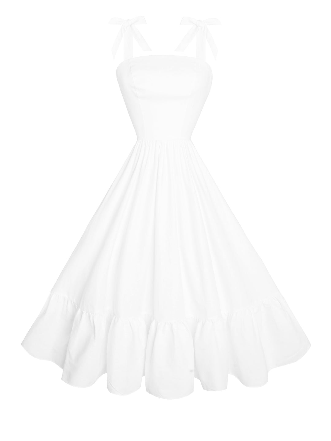 RTS - Size S - Chelsea Dress in White Cotton