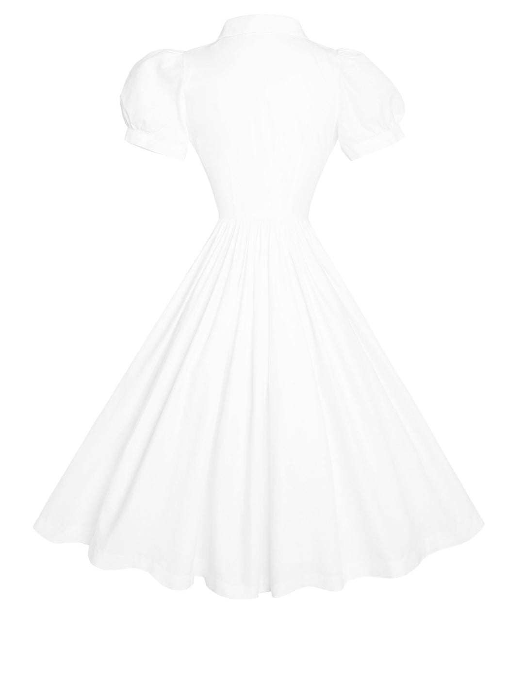 RTS - Size S - Amelie Dress in White Cotton