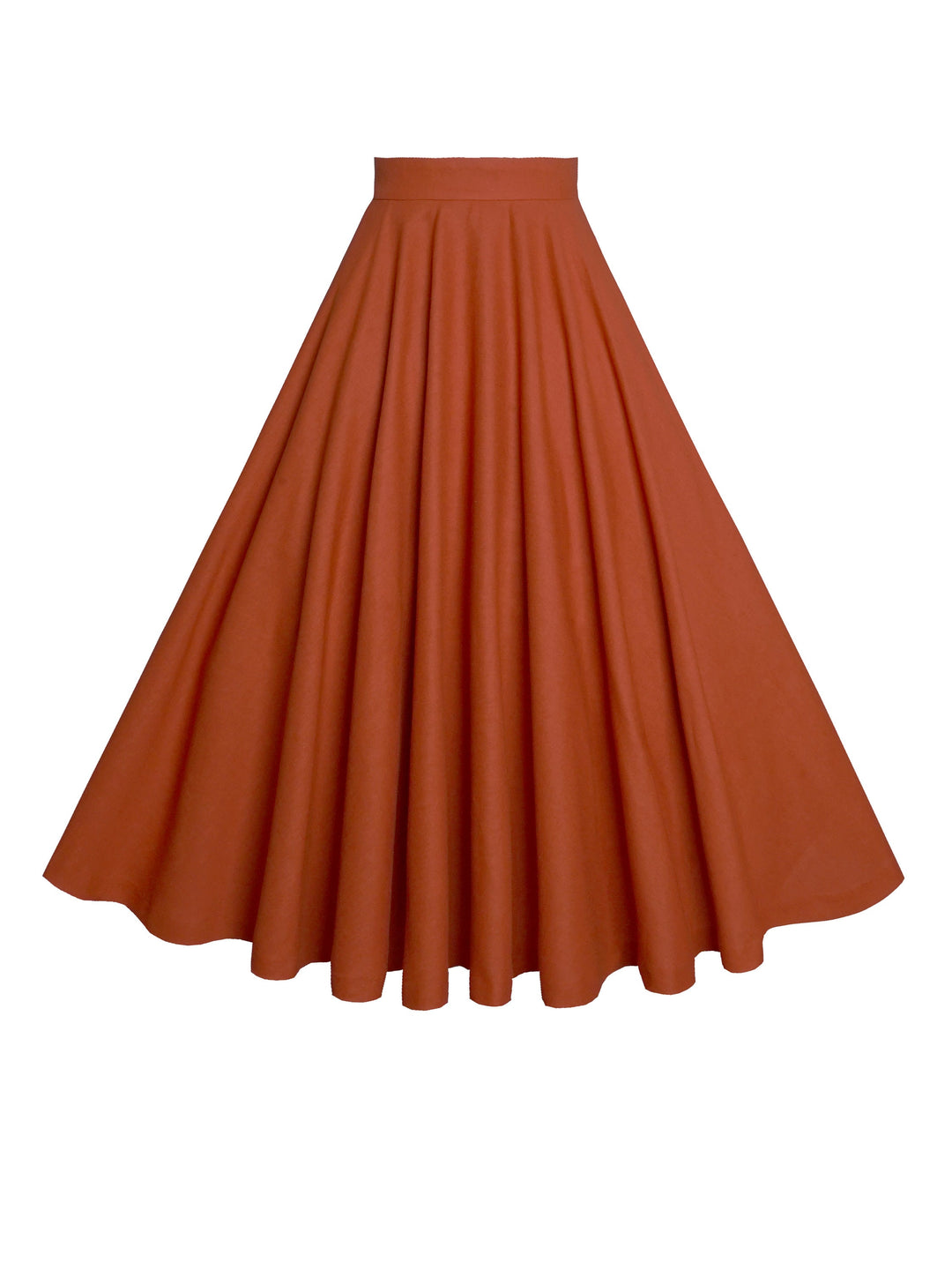 MTO - Lindy Skirt in Redwood Linen