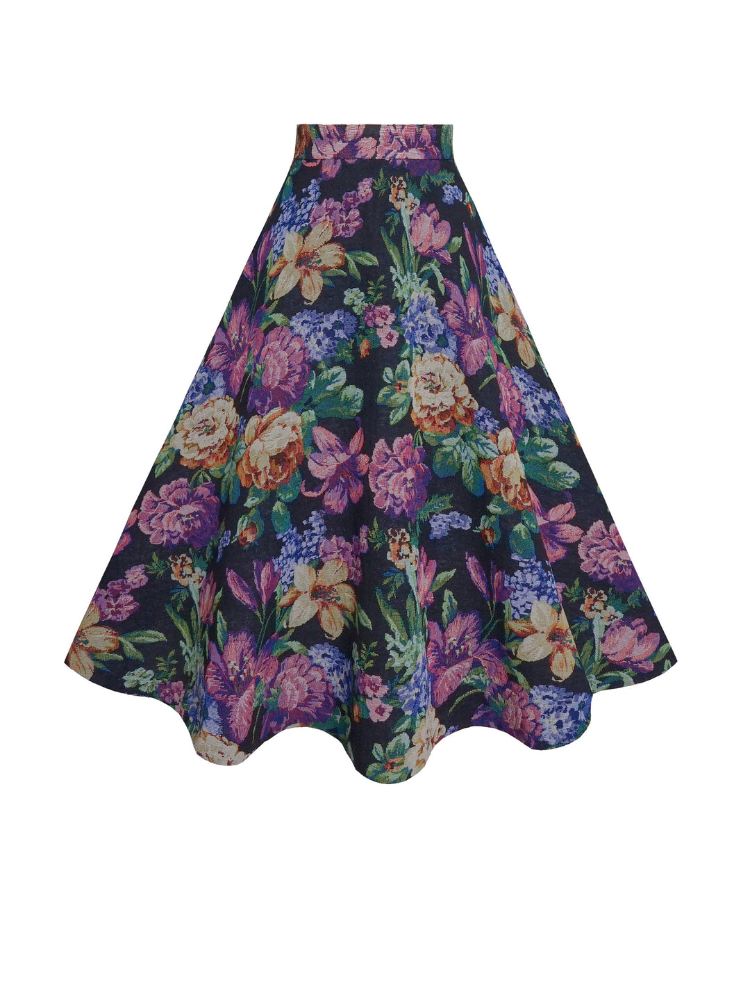 RTS - Size S - Lilian Skirt Tapestry "Floral Rhapsody"
