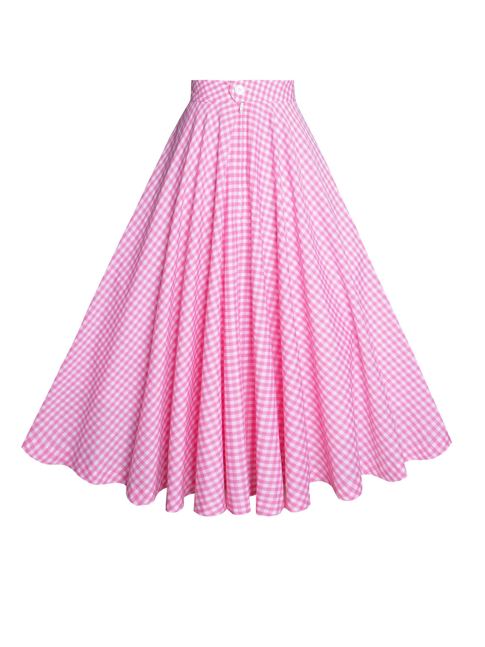 MTO - Lindy Skirt Pink Medium Gingham