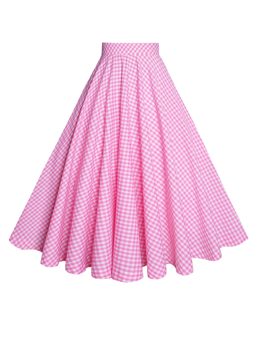 Full Circle Skirt Pink Gingham