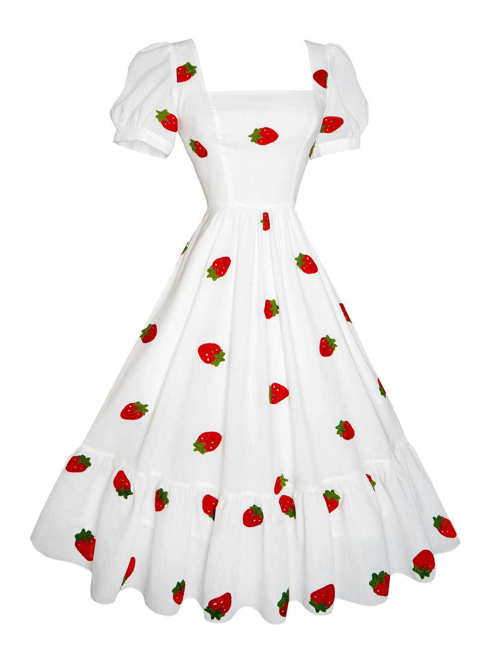 MTO - Isadora Dress "Strawberry Delight"