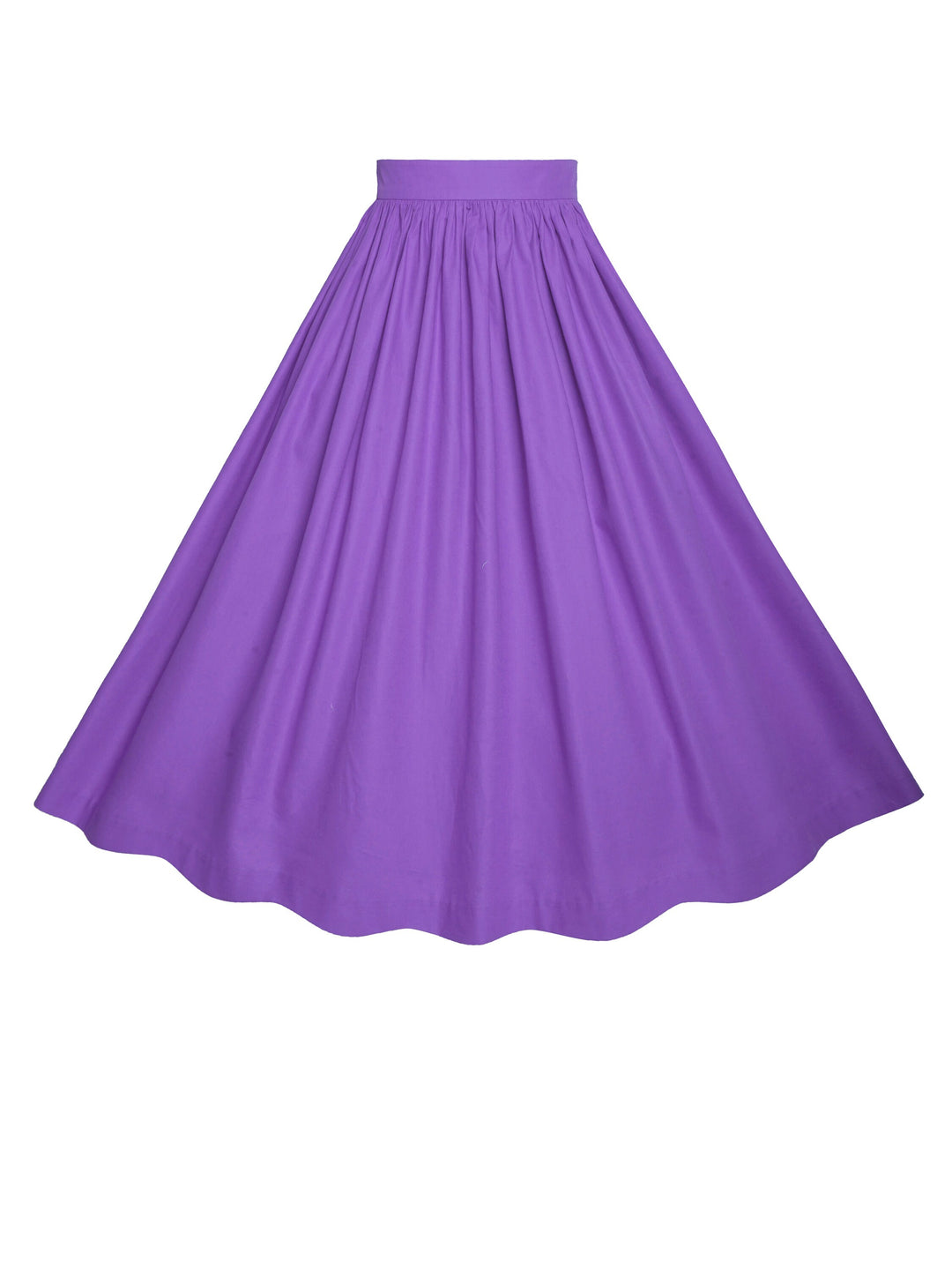 RTS - Size S - Lola Skirt in Amethyst Purple Cotton