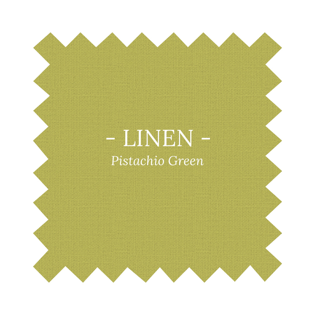 Fabric in Pistachio Green Linen